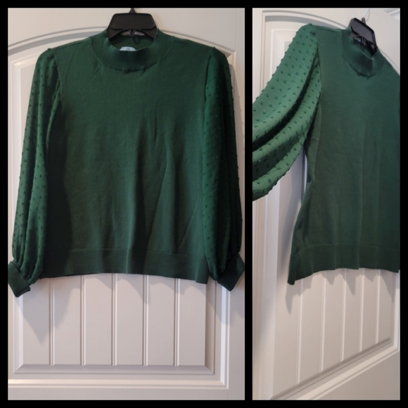 alpine green pullover blouse - Picture 4 of 7